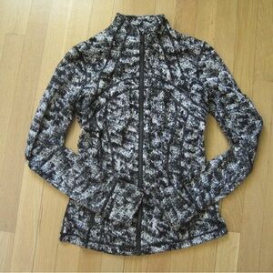 lululemon athletica Black and White Patterned Jacket